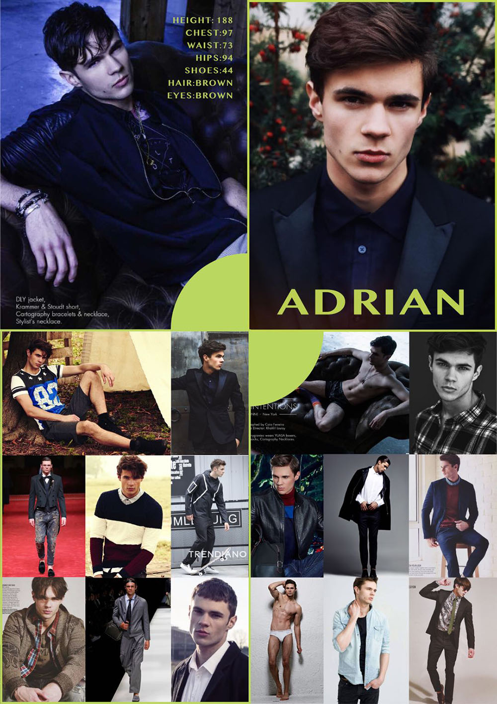 外籍男模特Adrian